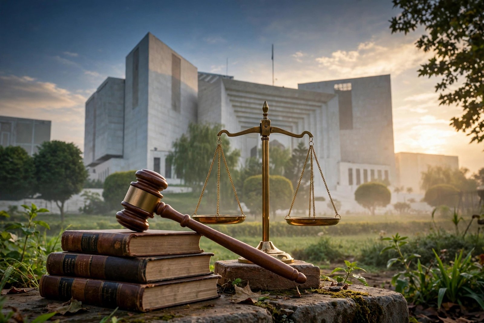 Lawyer filing a bail petition at a sessions court in Pakistan