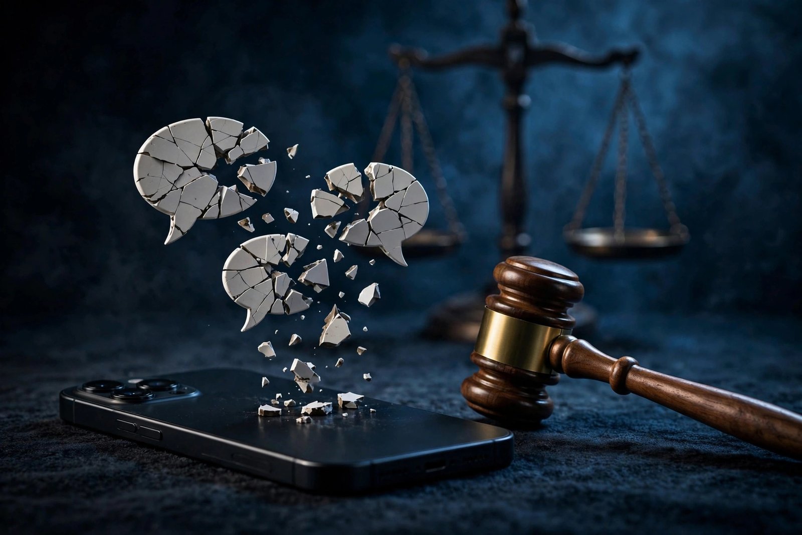 Lawyer explaining legal options against social media defamation in Pakistan